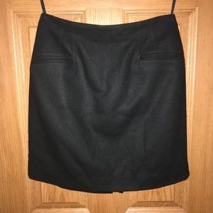 Joan Leslie Black lined Wool Skirt Size 10P